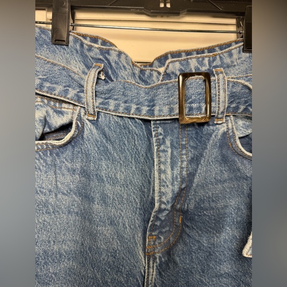 Reformation Cynthia Belted High Rise Straight Leg Jeans No Size See Measurements - Picture 3 of 10